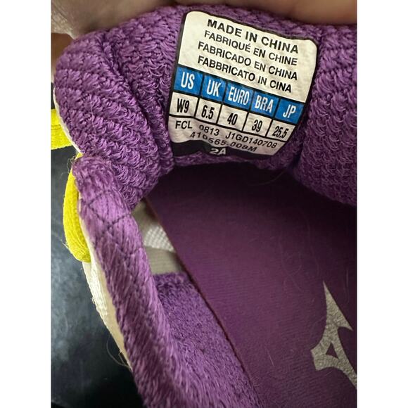 Mizuno Wave Rider 17 Running Shoes Women 9 Athletic Training Walking Comfort - Picture 2 of 9